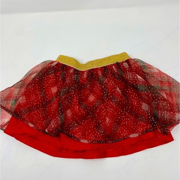 Girls 3T Red Plaid Skirt - Picture 1 of 6